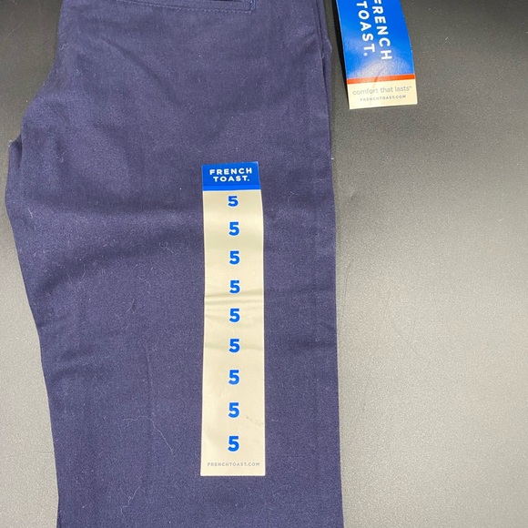 French Toast size 5 navy blue straight uniform pants - Picture 6 of 8